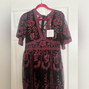 NWT Honey Punch Lace Maxi